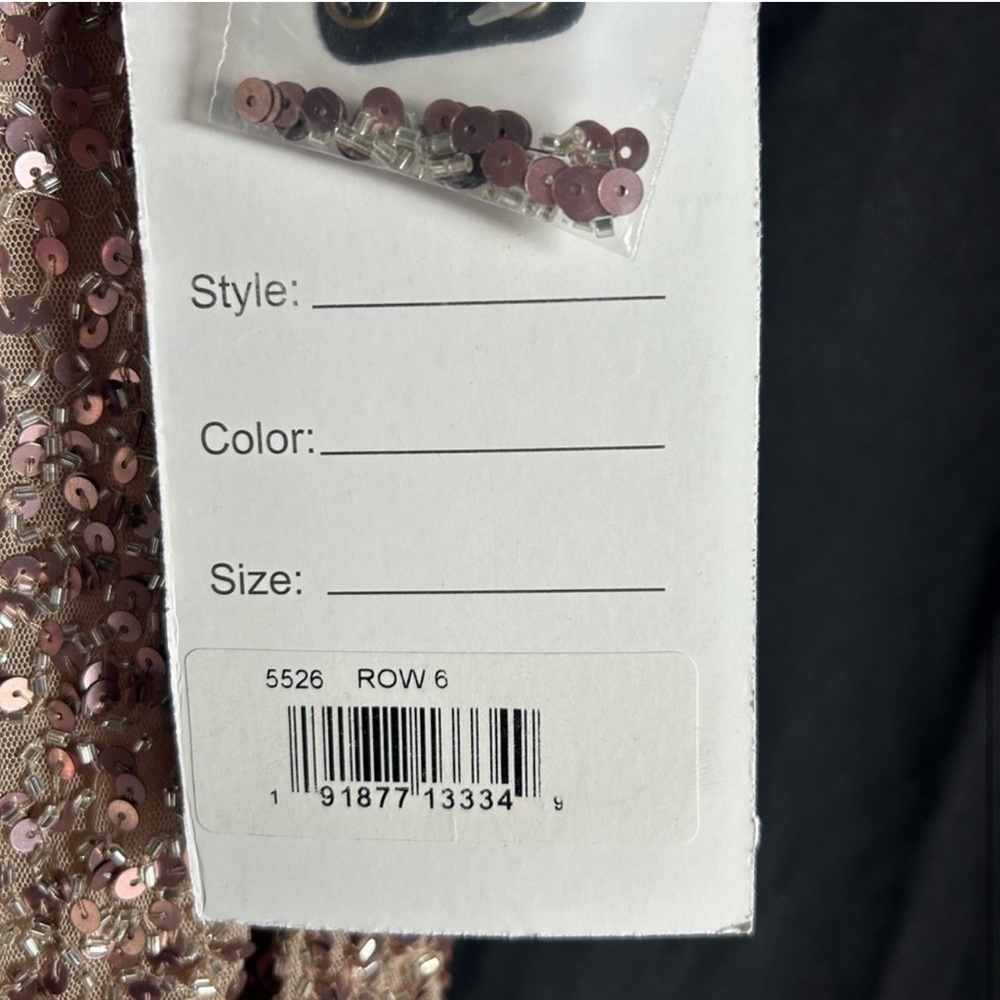 Mac Duggal 5526 NWT SLEEVELESS SEQUINED MIDI SHEATH DRESS - Picture 8 of 8